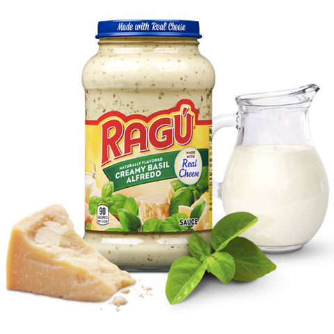 Ragú Creamy Basil Alfredo Sauce, 16 oz. - Water Butlers