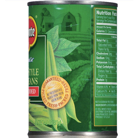 Del Monte French Style Green Beans, 14.5 oz - Water Butlers