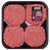 All Natural 85% Lean/15% Fat Angus Steak Patties, 4 lb, 12 Count - Water Butlers