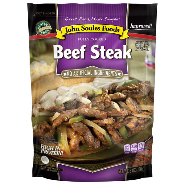 John Soules Foods Beef Steak, 6oz