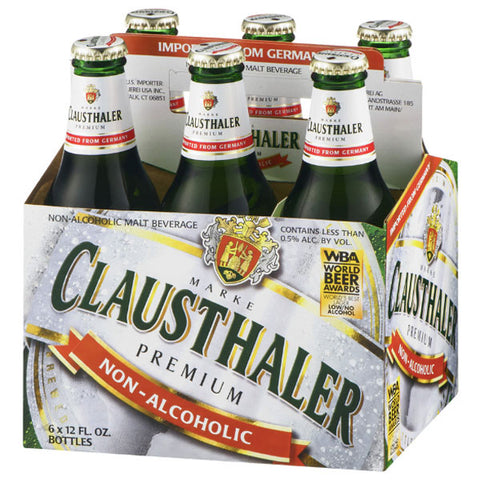 Clausthaler Non-Alcoholic Pilsner Beer, 12 fl oz, 6 Ct - Water Butlers