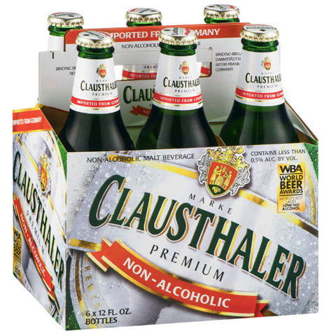 Clausthaler Non-Alcoholic Pilsner Beer, 12 fl oz, 6 Ct - Water Butlers