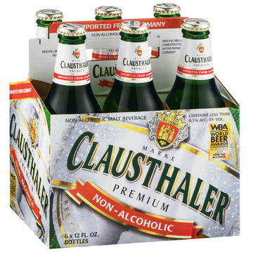 Clausthaler Non-Alcoholic Pilsner Beer, 12 fl oz, 6 Ct