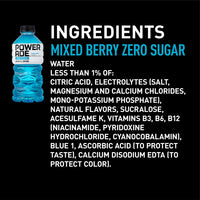 Powerade Zero Mixed Berry Sports Drink, 28 fl oz