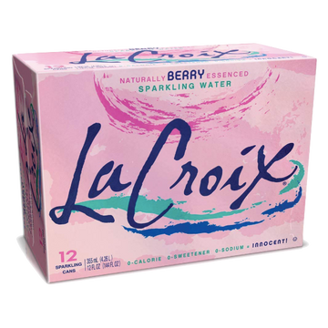 La Croix Berry Sparkling Soda Water, 12 Ct
