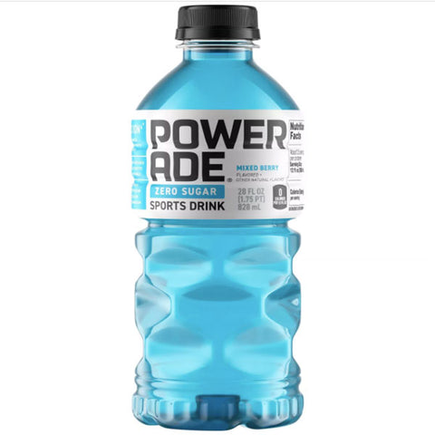 Powerade Zero Mixed Berry Sports Drink, 28 fl oz