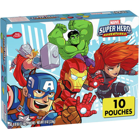 Betty Crocker Marvel Avengers Fruit Snacks, 10 Count