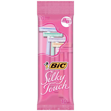 BIC Silky Touch Twin Blade Razor for Women, 10 Count