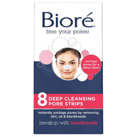 Biore Deep Cleansing Nose Pore Strips, 8 Ct - Water Butlers