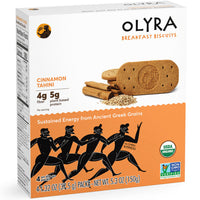 Olyra Breakfast Biscuits, Cinnamon Tahini, 4 Count