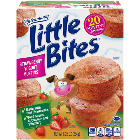 Entenmann's Little Bites Strawberry Yogurt Mini Muffins, 5 Ct