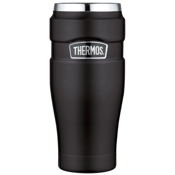 Thermos Stainless King Vacuum Insulated White Travel Tumbler 16 oz 