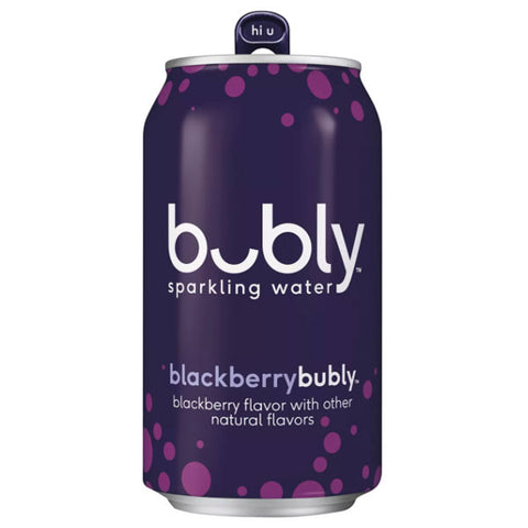 bubly Blackberry Sparkling Water 12 fl oz, 8 Ct - Water Butlers