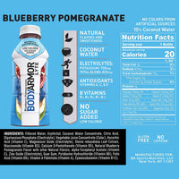 body armor drink acai blueberry pomegranate 16 ounce pack of 12 from