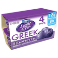 Dannon Light & Fit Greek Yogurt, Blueberry, 4Ct - Water Butlers