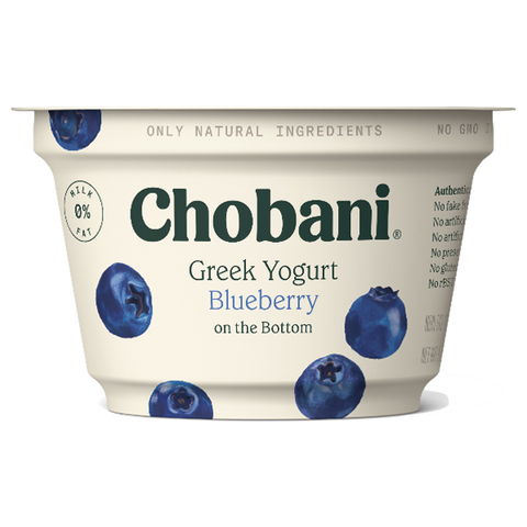 Chobani Greek Yogurt, Blueberry, 5.3oz - Water Butlers