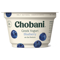Chobani Greek Yogurt, Blueberry, 5.3oz - Water Butlers