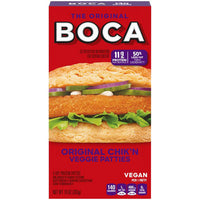 BOCA Original Vegan Chik'n Veggie Patties, 4 Count