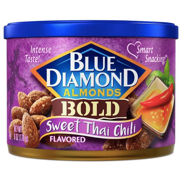 Blue Diamond Almonds, Bold Sweet Thai Chili, 6 oz - Water Butlers