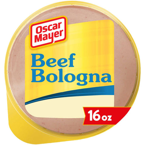 Oscar Mayer Beef Bologna Sliced Lunch Meat, 16 oz