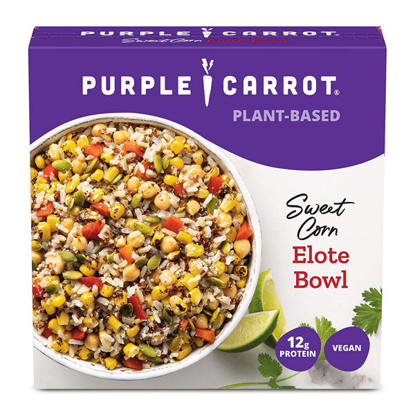 Purple Carrot Vegan Frozen Sweet Corn Elote Bowl, 10.75 oz