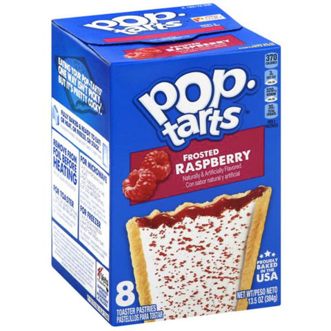 PopTarts Toaster Pastries, Breakfast Foods, Frosted Raspberry, 8 Ct