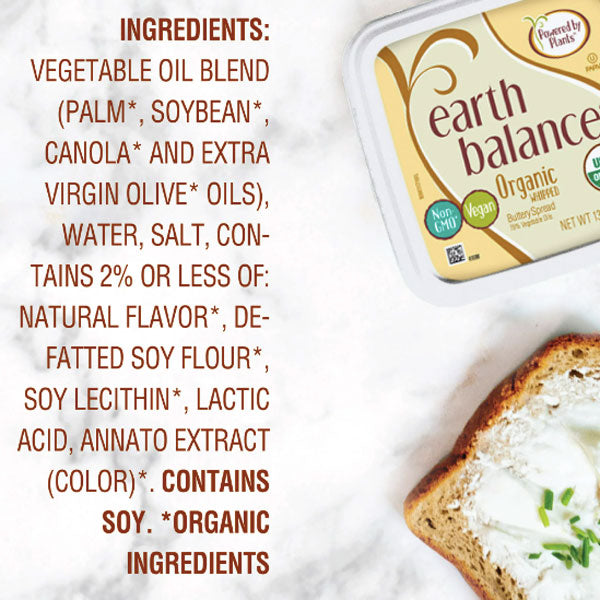 Earth Balance Organic Whipped Buttery Spread, 13 oz.