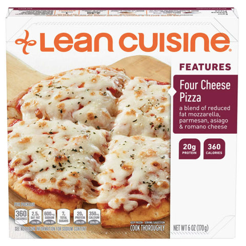 Lean Cuisine Four Cheese Pizza, Thin Crust Pizza, 6 oz