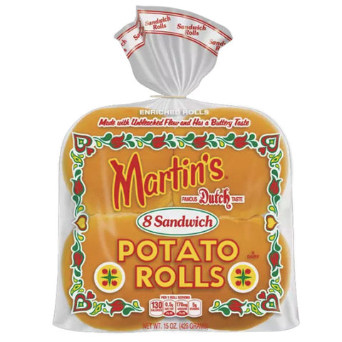 Martin's Potato Sandwich Rolls, 8 count