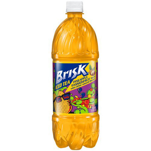 Brisk Pineapple Passionfruit Iced Tea, 1L Bottle