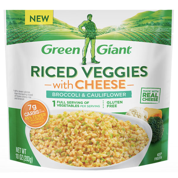 Green Giant Riced Veggies Broccoli & Cauliflower with Cheese, 10oz - Water Butlers