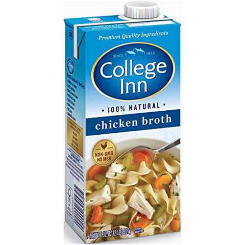 College Inn 100% Natural Chicken Broth, 32 Oz