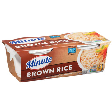 Minute Microwaveable Brown Rice 8.8oz, 2 Ct