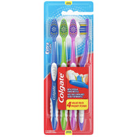 Colgate Extra Clean Full Head Toothbrush, Medium, 4 Ct - Water Butlers