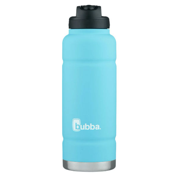 Bubba Trailblazer Stainless Steel Water Bottle with Wide Mouth Lid  Licorice, 40 fl oz.