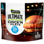Gardein Ultimate Plant-Based Chick'n Filets, Vegan, Frozen, 15 oz, 3 Count