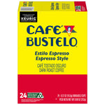 Café Bustelo, Espresso Style Dark Roast Coffee, Keurig K Cup Pods 24 Count