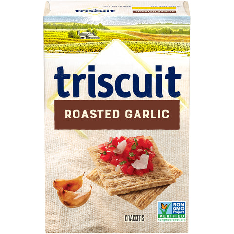 Triscuit Roasted Garlic Whole Grain Wheat Crackers, 8.5 oz