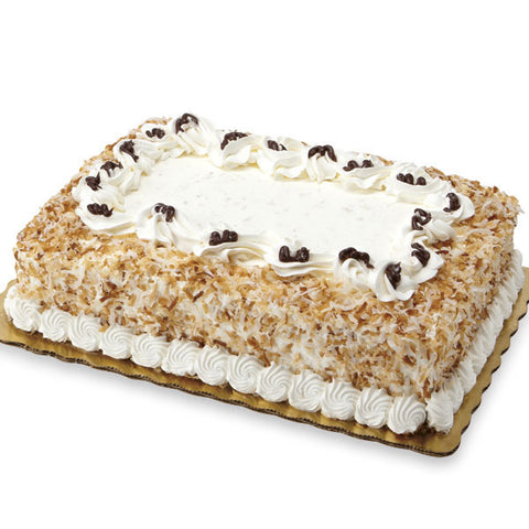 Toasted Coconut Treat Birthday Cake