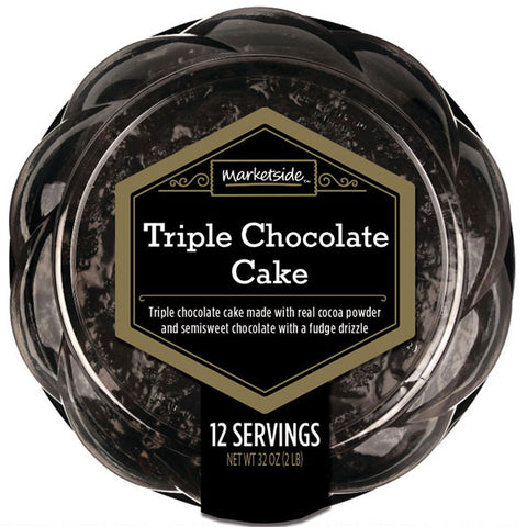 Marketside Triple Chocolate Pastry Cake, 32 oz