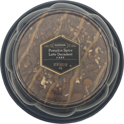 Marketside Pumpkin Spice Latte Decadent Cake, 16 oz