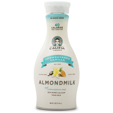 Califia Farms Unsweetened Vanilla Almond Milk, 48 oz