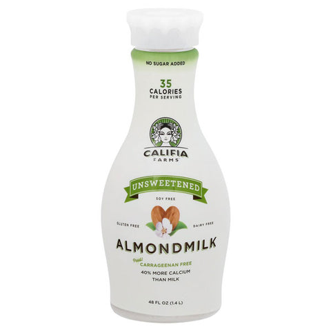 Califia Farms Unsweetened Almond Milk, 48 oz