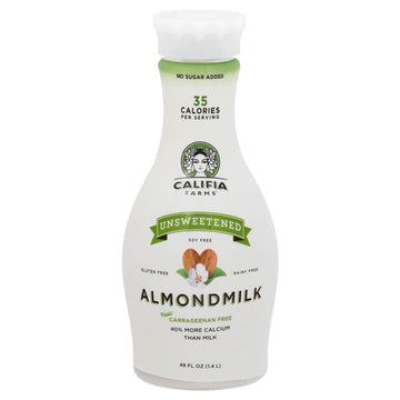 Califia Farms Unsweetened Almond Milk, 48 oz