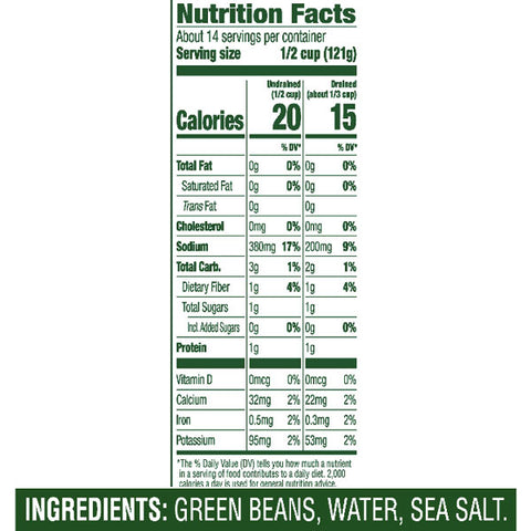 Del Monte Cut Green Beans Value Pack, 4 Ct - Water Butlers