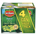 Del Monte Cut Green Beans Value Pack, 4 Ct