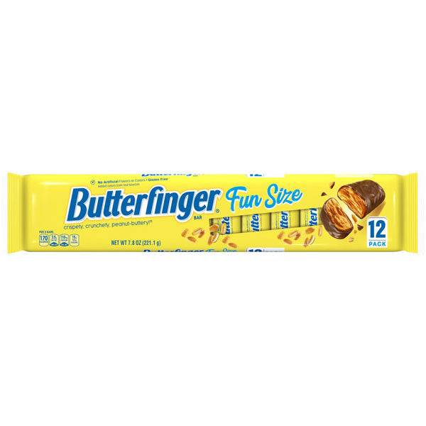 Butterfinger Fun Size Chocolate Candy Bars, 12 Count