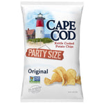 Cape Cod Potato Chips, Less Fat Original Kettle Cooked Chips, Party Size, 14 Oz