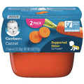 Gerber 1st Foods Baby Food Carrot, 2oz, 2 Count