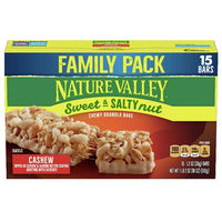 Nature Valley Granola Bars, Sweet & Salty Nut, Cashew, 15 Ct - Water Butlers